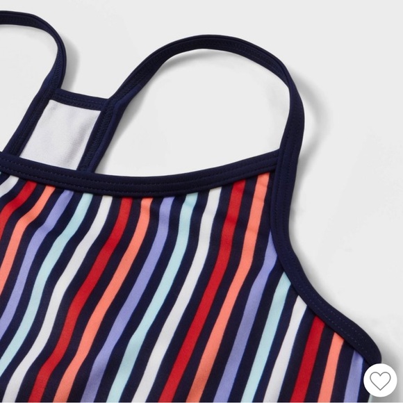 Art Class Girls 3 Piece Rashguard Swimsuit Set Sunset Surf Club design X… - Picture 4 of 10